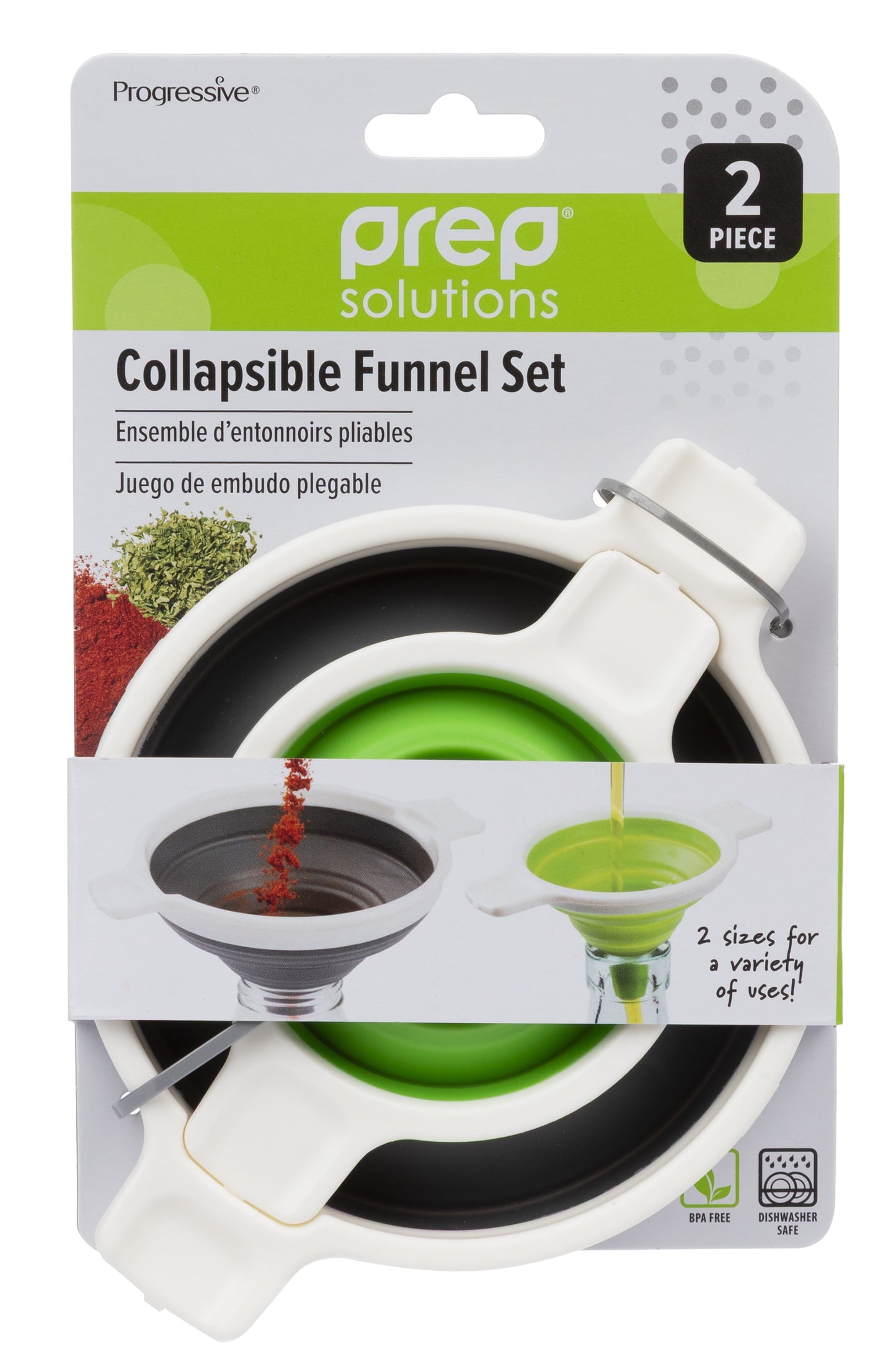 2 Piece Collapsible Funnel Set