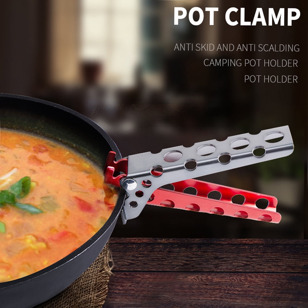 Cooking Gripper,Pot Lifter Cookware Pot Clamp Pan Haler Pot Lifter Cookware Dish 12.5 0.98in Handler Alloy Pot 12.5 * * Silver