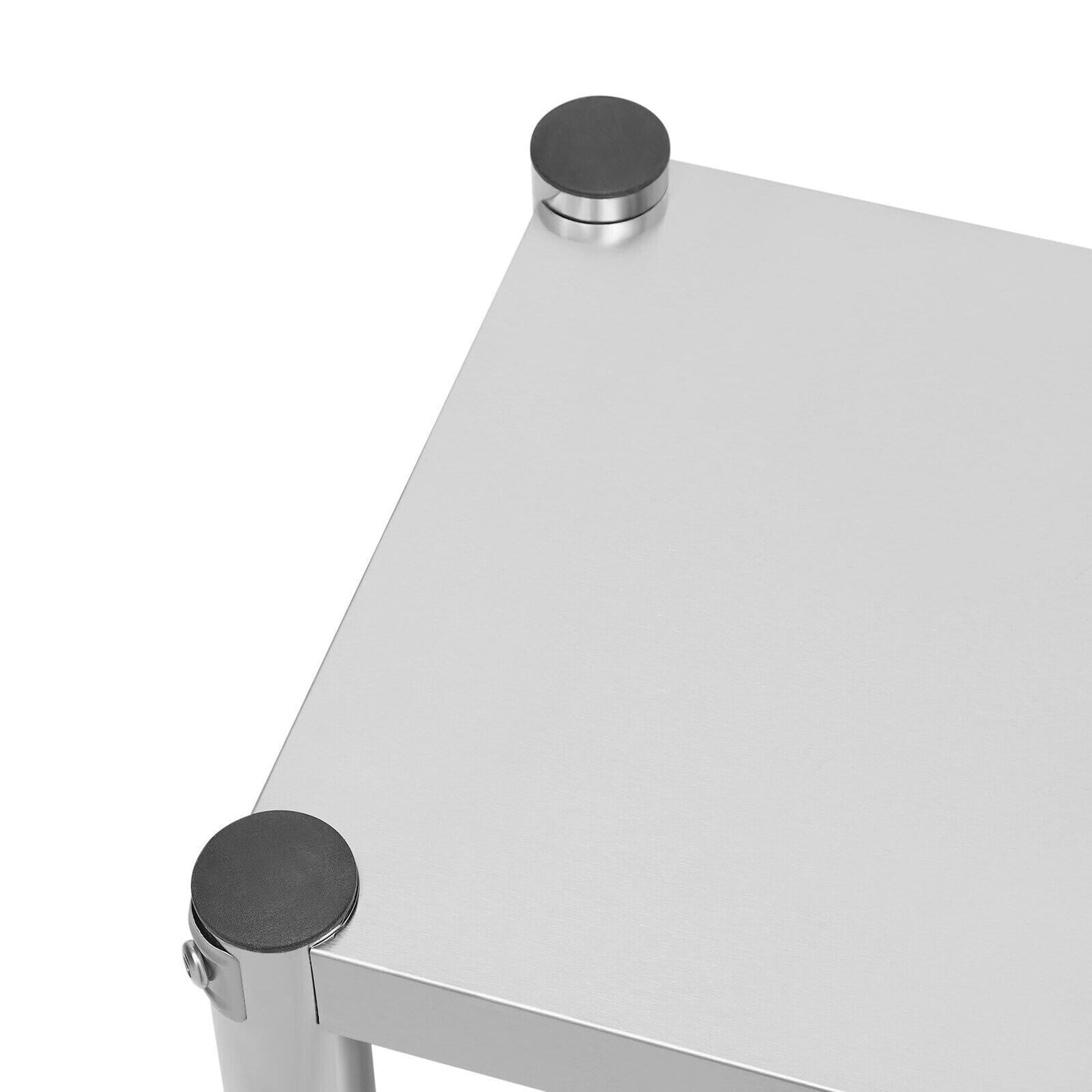 12" x 30" Stainless Steel Commercial Kitchen Prep Table with Double Overshelf Used to Place All Kinds of Kitchenware, Spices, Tools, Etc