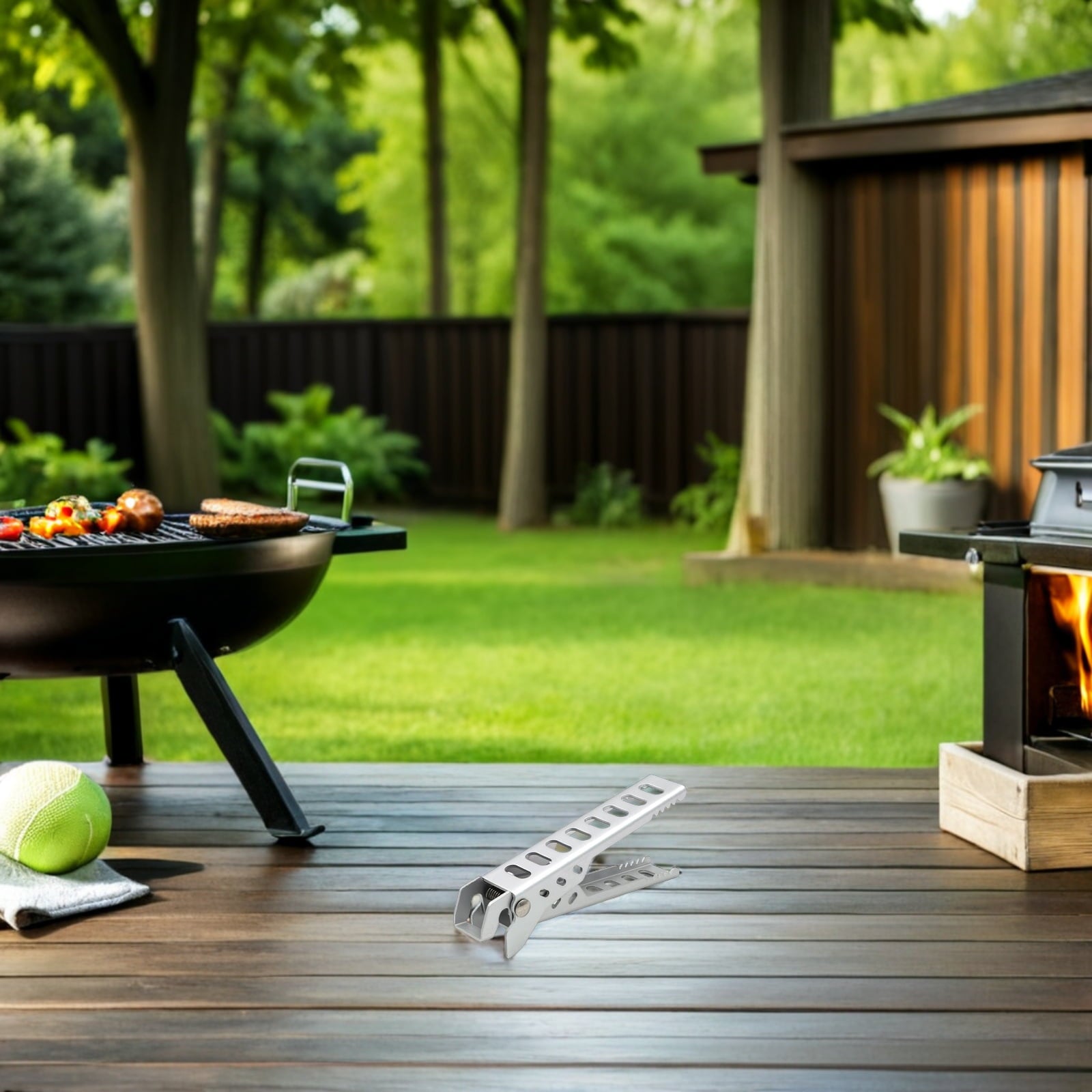 LOLIPPYY 4Pcs Aluminum Pan Grippers with Ergonomic Design for Hot Pot and Dish Lifting