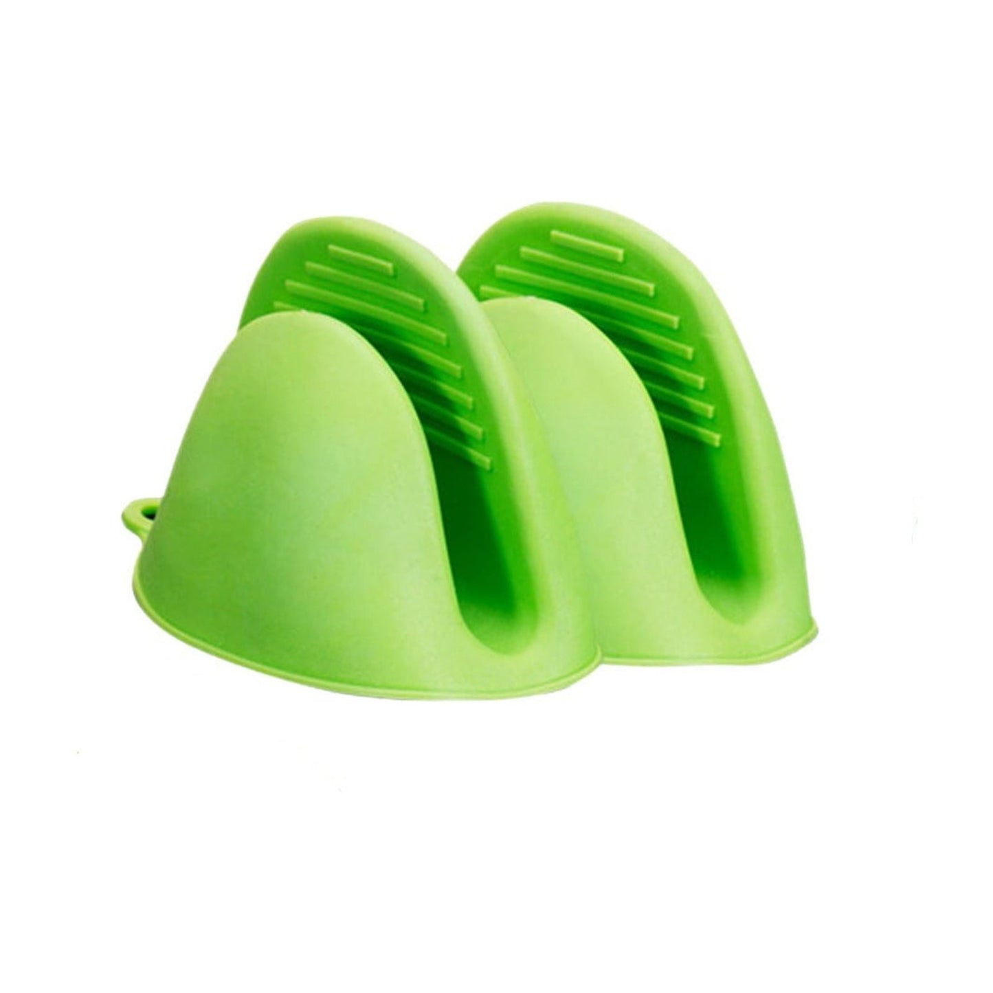 Kitchen Multifunctional Anti-Scald Tool Set - Stainless Steel Bowl Lifter, Pot Holder, and Heat-Resistant Gloves, Safe Gripping for Hot Dishes, Bowls, Pans, and Trays, Dishwasher Safe green