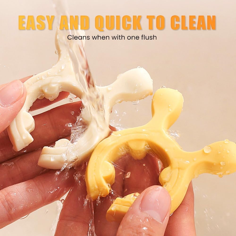 Multifunction Silicone Pot Handle Spatula Rack, Spoon Holder Stove Organizer Kitchen Gadgets, Steam Releaser,Utensil Anti Scalding Pot Clip for Cooking Accessories
