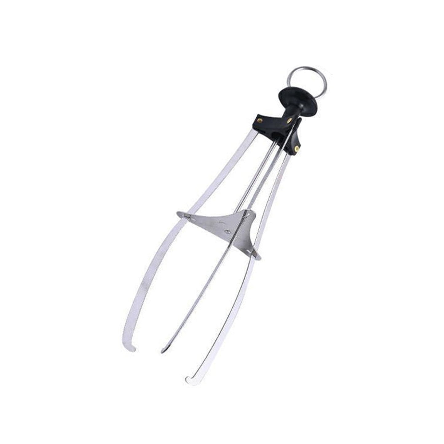 Stainless Steel Kitchen Tongs, Stainless Steel Plate Lifter, Heat Resistant Pot Clip for Hot Dishes, Tripod Scald Proof Tongs for Kitchen, Oven Safe Utensil, Serving Tool, Cookware Helper