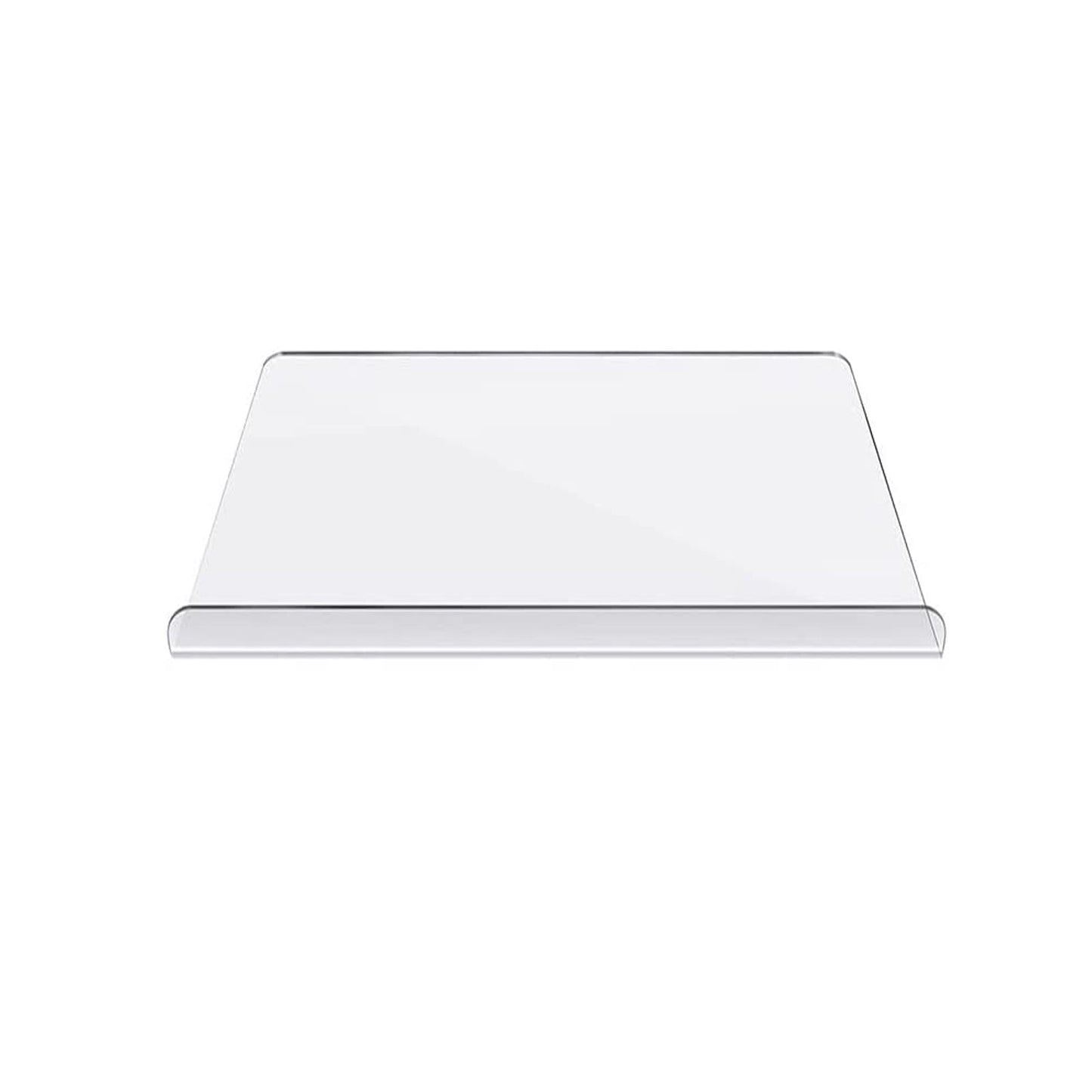 Transparent Acrylic Cutting Board with Edges | 18x16 Inch Countertop Protector for Kitchen Prep, Slicing, and Serving | Plastic Chopping Board for Home, Restaurant, and Commercial Use