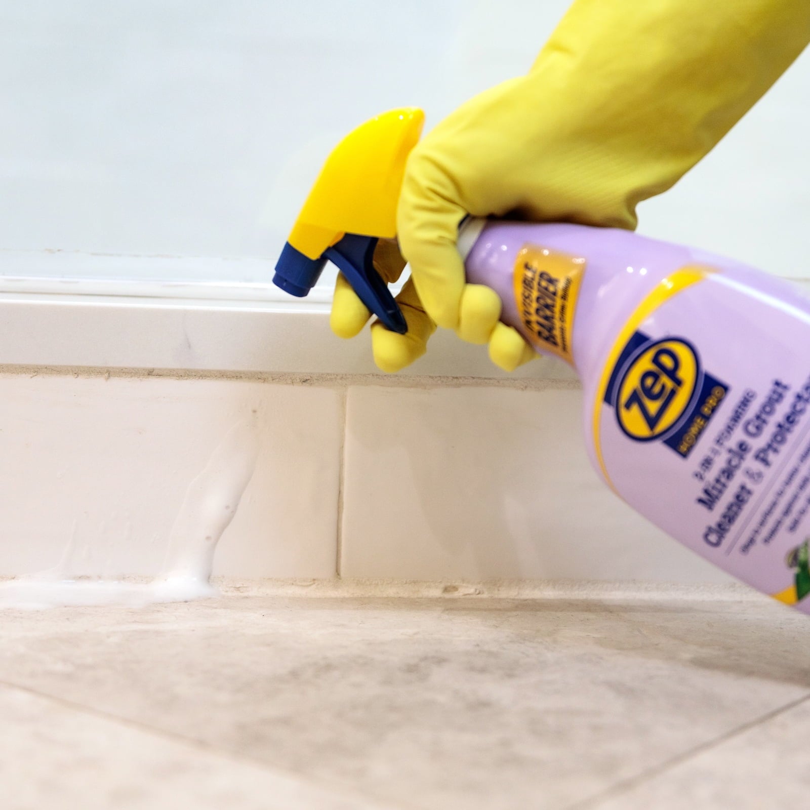 Zep Home Pro Foaming Miracle Grout Cleaner and Protectant 32 oz