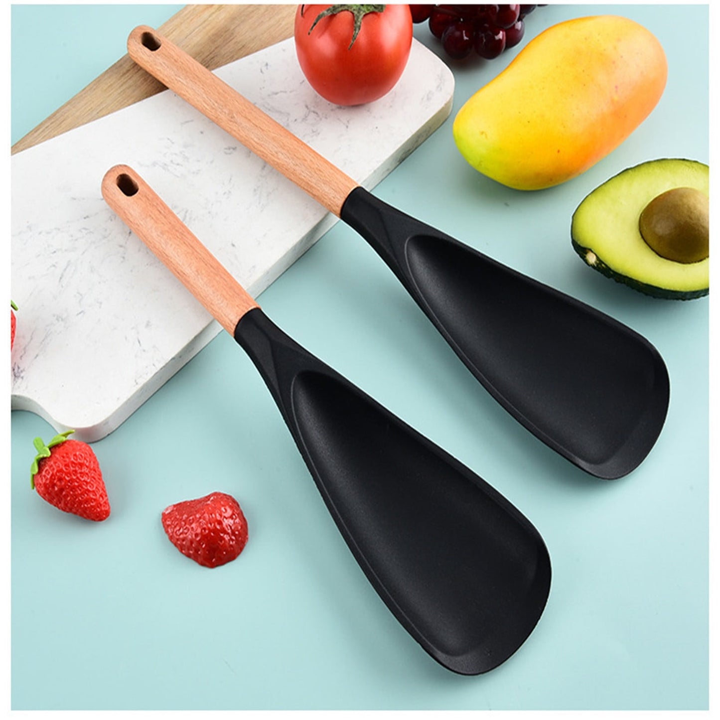 Stainless Steel Mini Cooking Spatula, 9.8-Inch Pancake Cake Turner, Non-Stick Pan Kitchen Baking Tool, Easy Clean with Hanging Hole, Even Spreading Practical Helper, Cookie Bread Cooking Essential