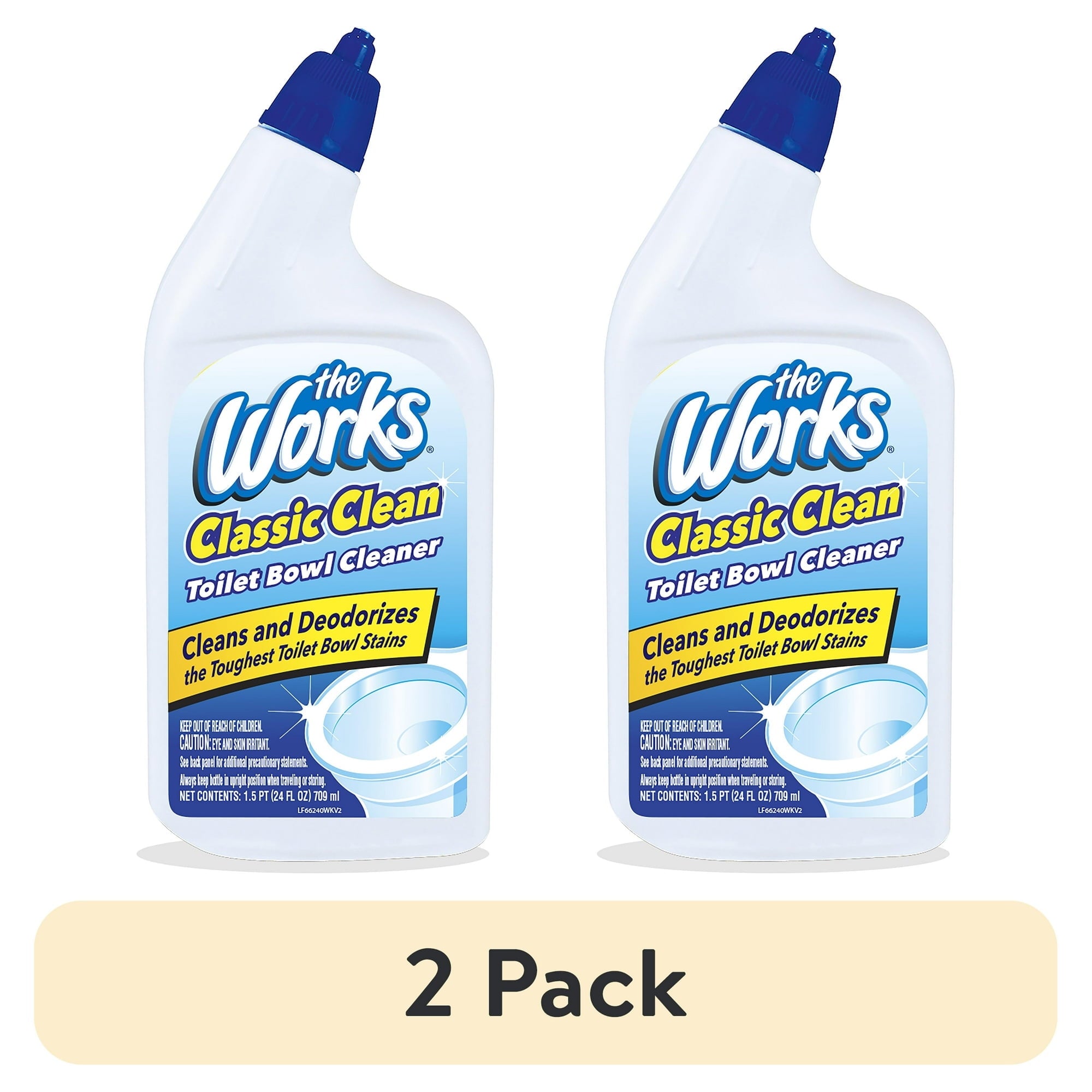 The Works Classic Clean Liquid Toilet Bowl Cleaner 24 floz