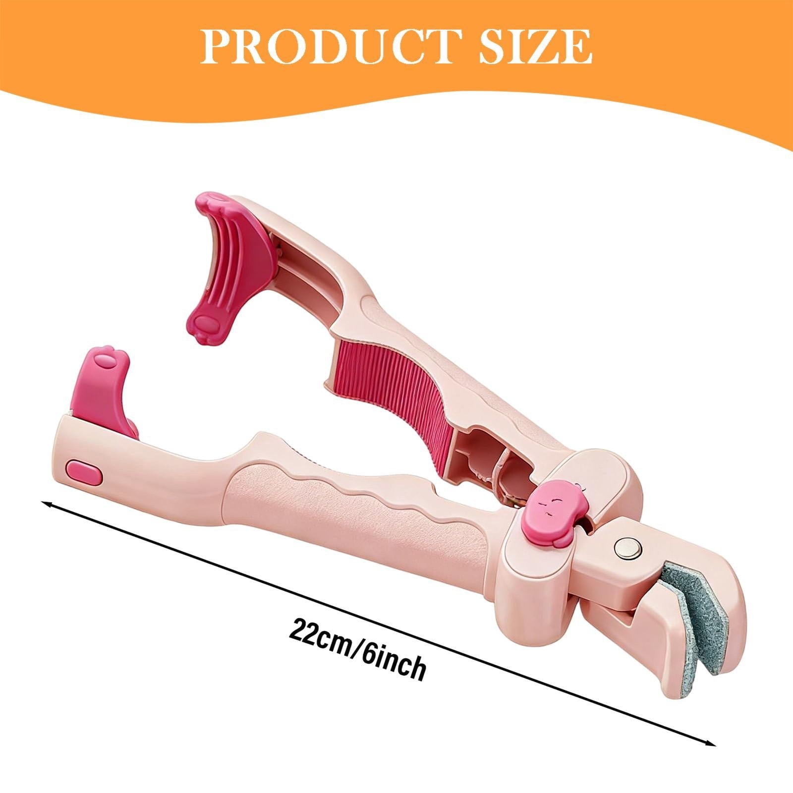 UYUH Hot Plate Gripper Anti Scald, Multi Angle Anti Scald Bowl Holder Clip and Hot Plate Grabber Tool with Lock, Kitchen Utensil for Bowls Pans and Dishes, Gripper Tool