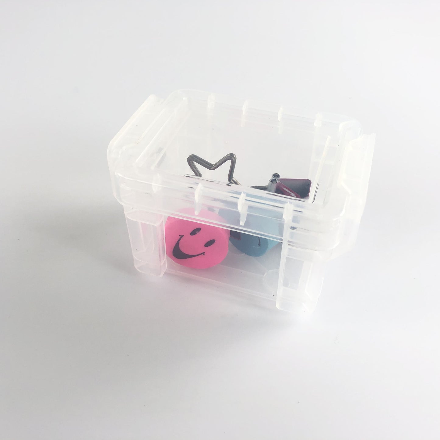 Plastic Pixie Box, Clear Storage Box,New Desktop Organizer,1 Count per Pack