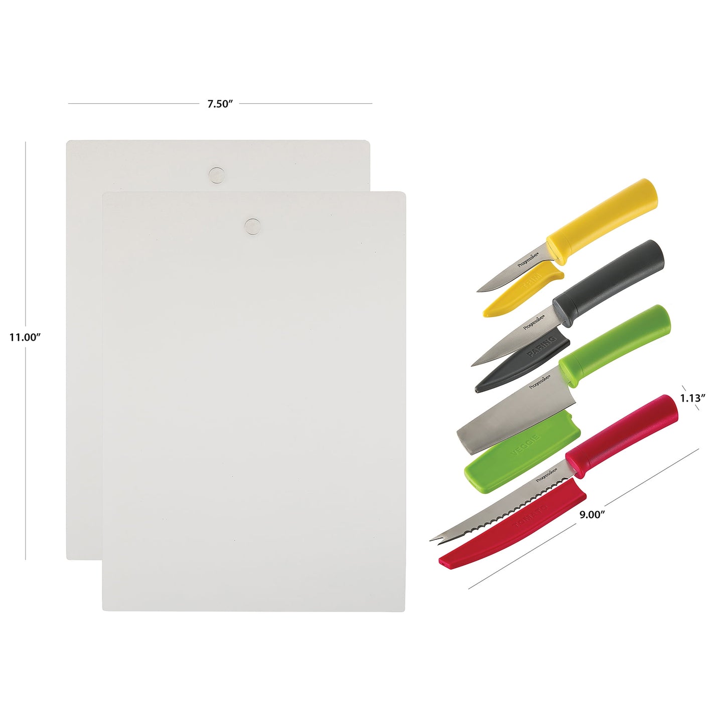 6pc Multi Color Kitchen Prep Set