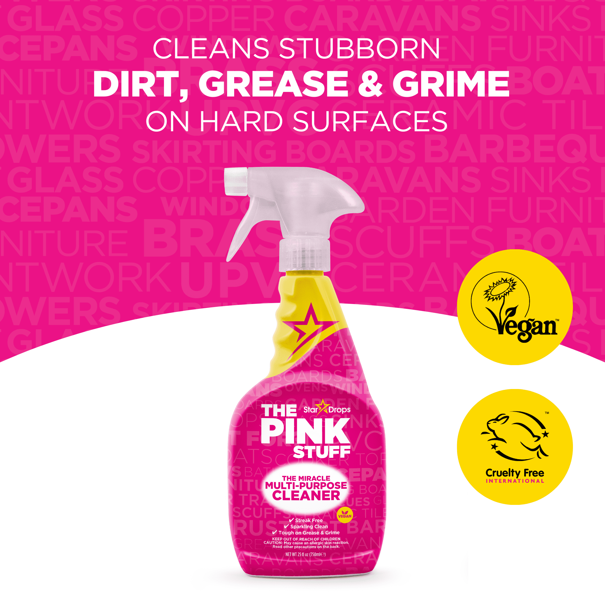 The Pink Stuff Multi-Purpose Cleaner Spray, 25.36 fl. oz.