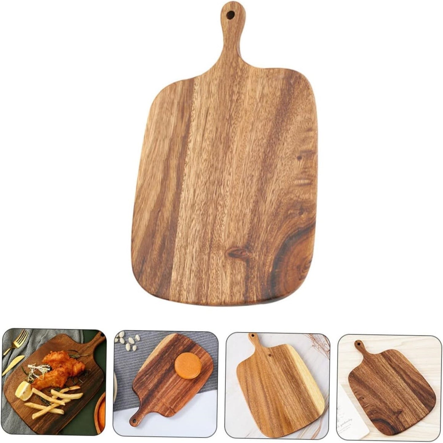 Wood Cutting Board Wooden Chopping Meal Prep Boards Steak Serving Tray For Kitchen Small
