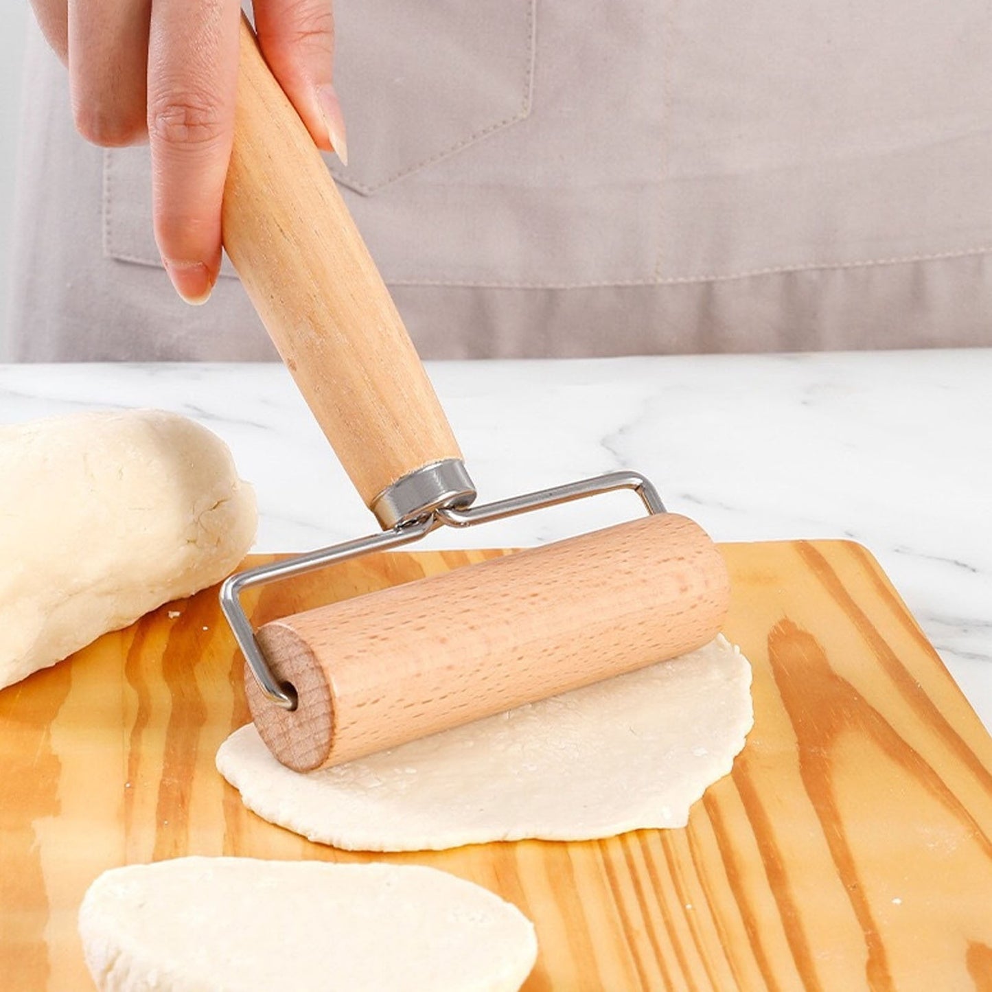 4Pc Bench Scraper,5" Green Multifunctional Dough Scraper For Scraping,Chopping &amp; Shaping,Bpa Free Plastic Scraper,Hard Bench Scraper,Pastry Bread Baking Tool,Cake Fondant Baking Essential