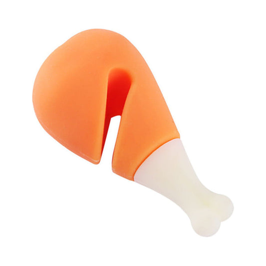10Pcs Silicone Lid Lifter,Chicken Drumstick Lid Lifter, Pot Lid Overflow Preventer, Silicone Kitchen Gadget, Cooking Helper Tool, Soup Boiling Preventer, Stove Top Helper