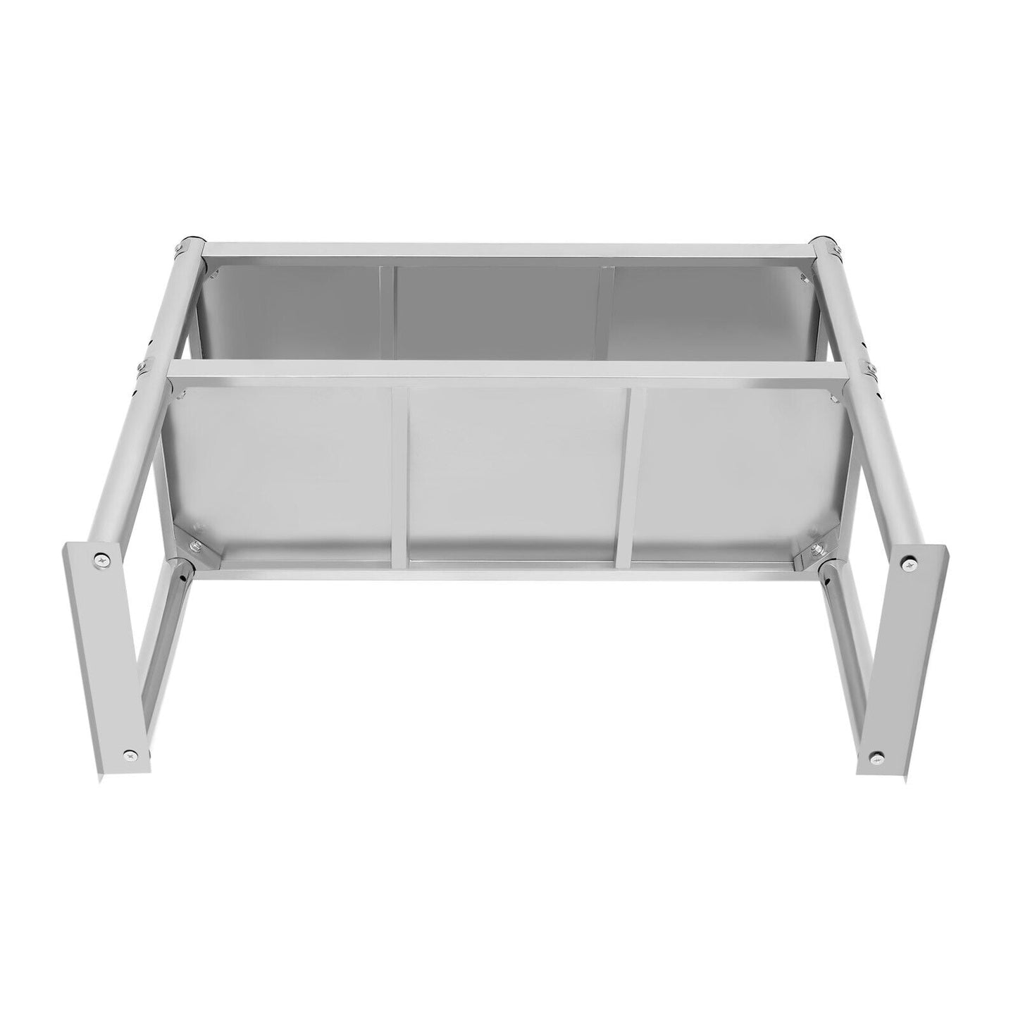 12" x 30" Stainless Steel Commercial Kitchen Prep Table with Double Overshelf Used to Place All Kinds of Kitchenware, Spices, Tools, Etc