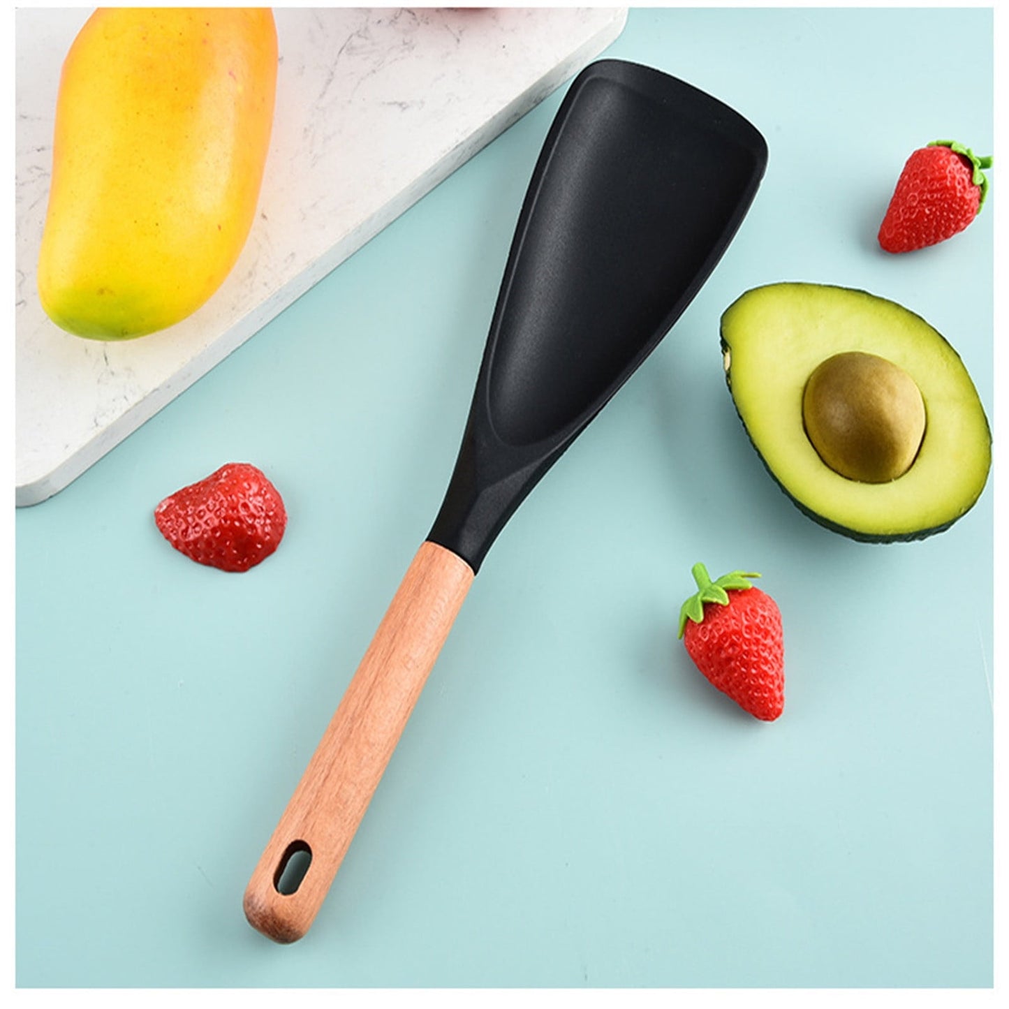 Stainless Steel Mini Cooking Spatula, 9.8-Inch Pancake Cake Turner, Non-Stick Pan Kitchen Baking Tool, Easy Clean with Hanging Hole, Even Spreading Practical Helper, Cookie Bread Cooking Essential