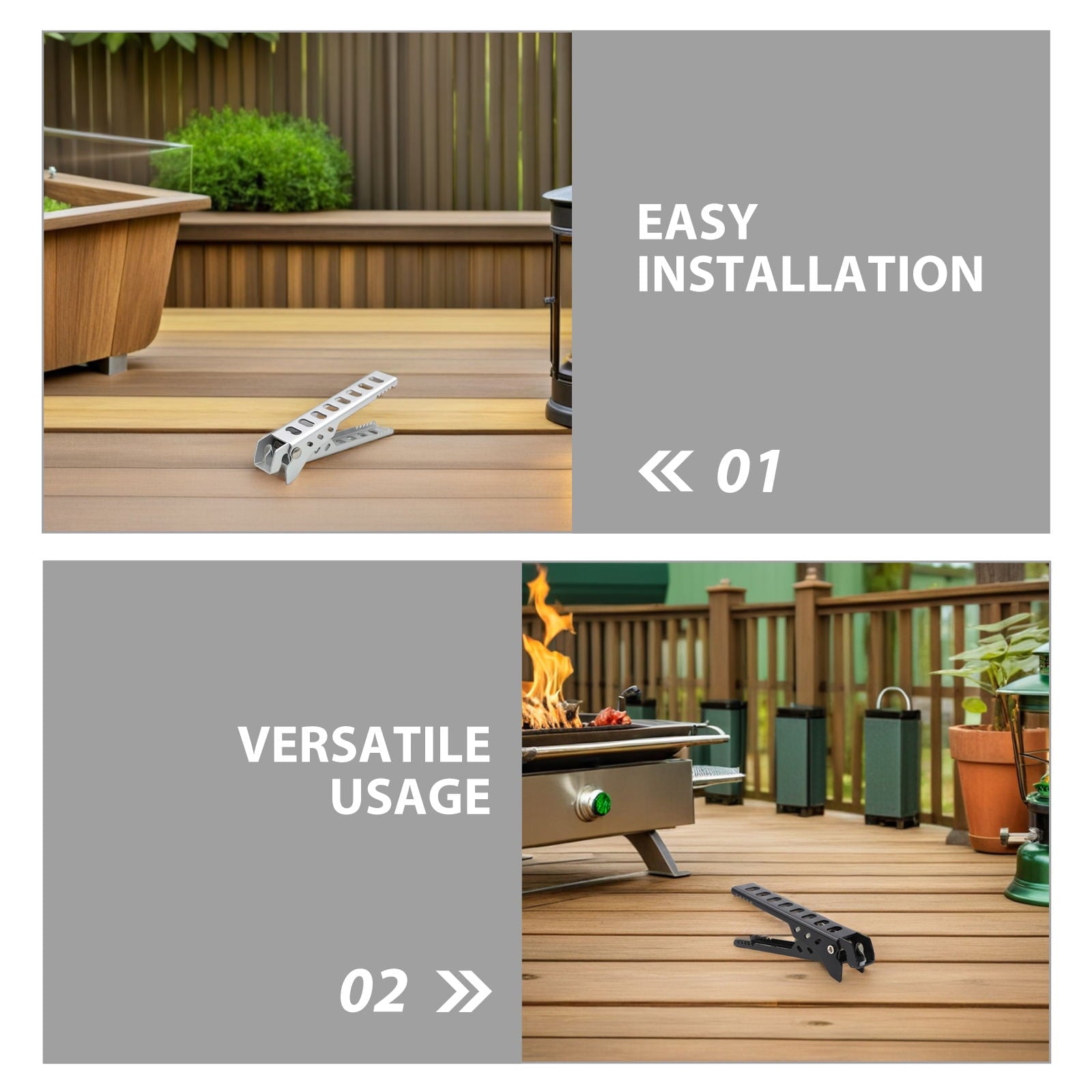 LOLIPPYY 4Pcs Aluminum Pan Grippers with Ergonomic Design for Hot Pot and Dish Lifting