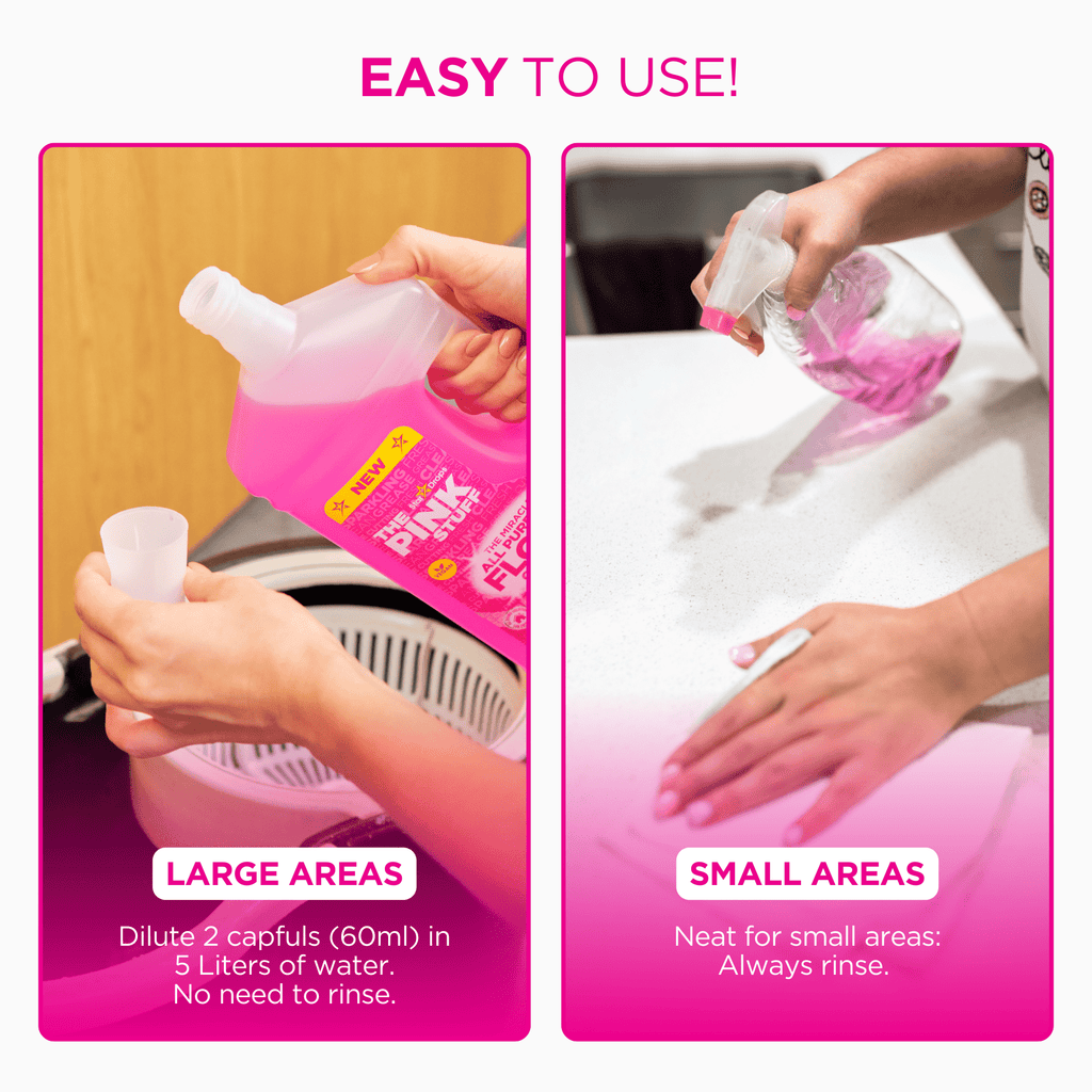 The Pink Stuff, Miracle All-Purpose Liquid Floor Cleaner, 33.8 fl. oz.