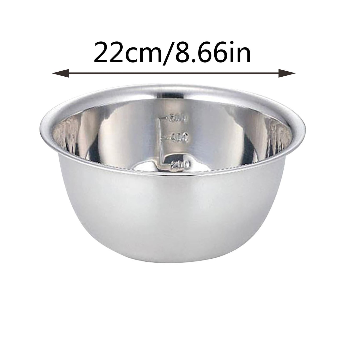 Meal Prep Stainless Steel Mixing Bowl Home, Refrigerator, and Kitchen Food Storage Organizers, No Lids, Stainless Steel Bowl Set for Space Saving Storage, Ideal for Cooking, Prepping &amp; Food Storage