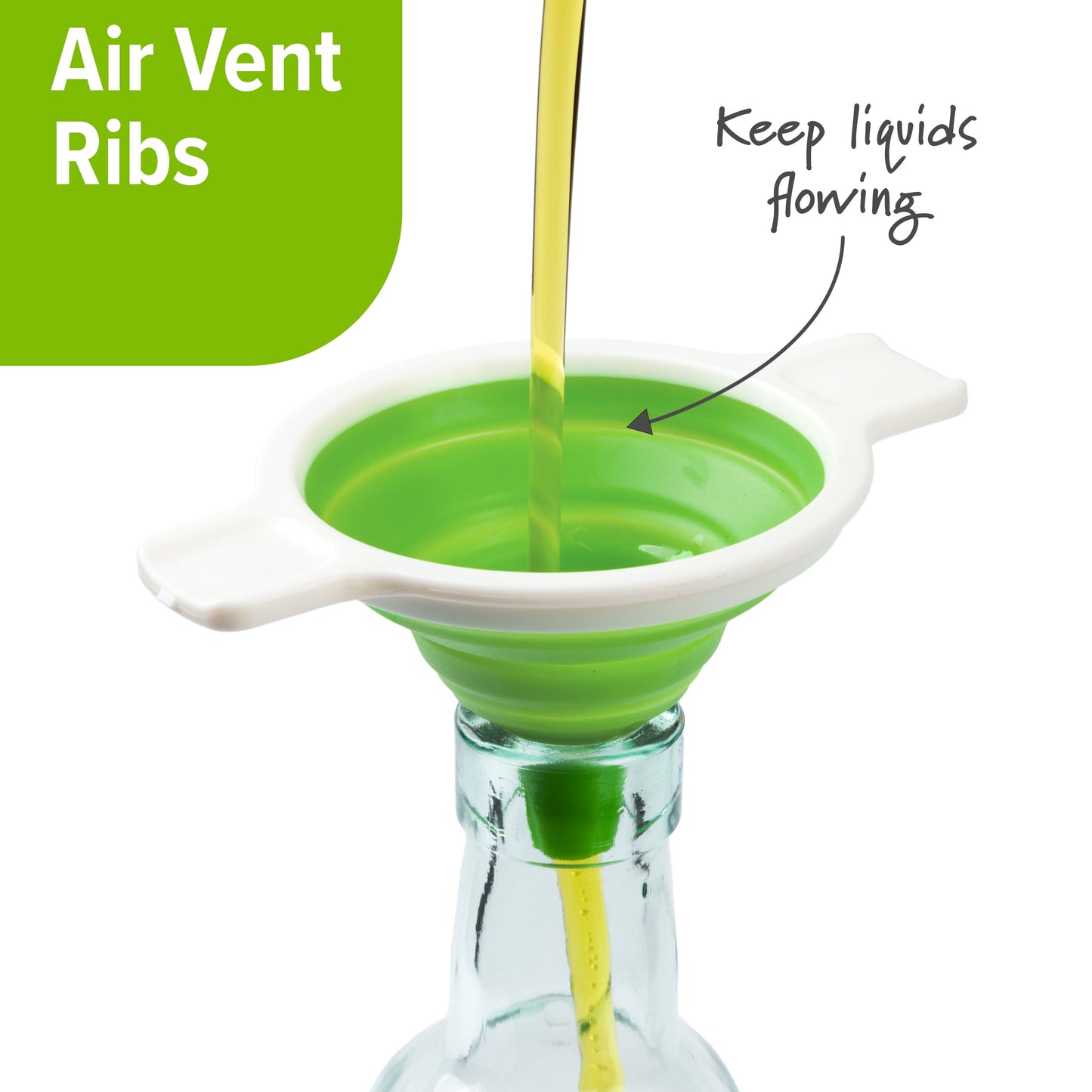 2 Piece Collapsible Funnel Set