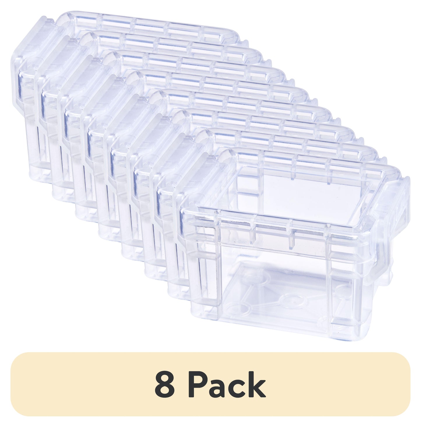 Plastic Pixie Box, Clear Storage Box,New Desktop Organizer,1 Count per Pack