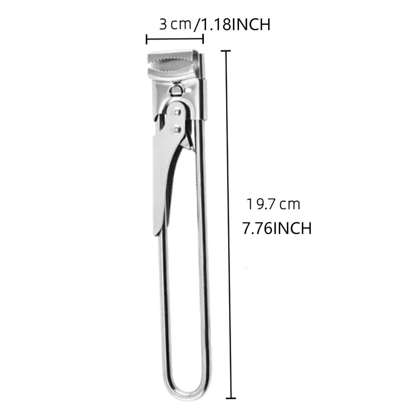 Stainless Steel Pot Lid Lifter Anti Scalding Clip Heat Resistant Kitchen Pan Gripper Cookware Tableware Handling Tool