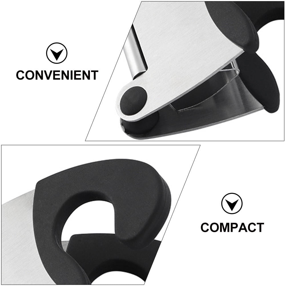 4pcs Stainless Steel Pot Grips Anti Scald Kitchen Helper Cooking Tool Set