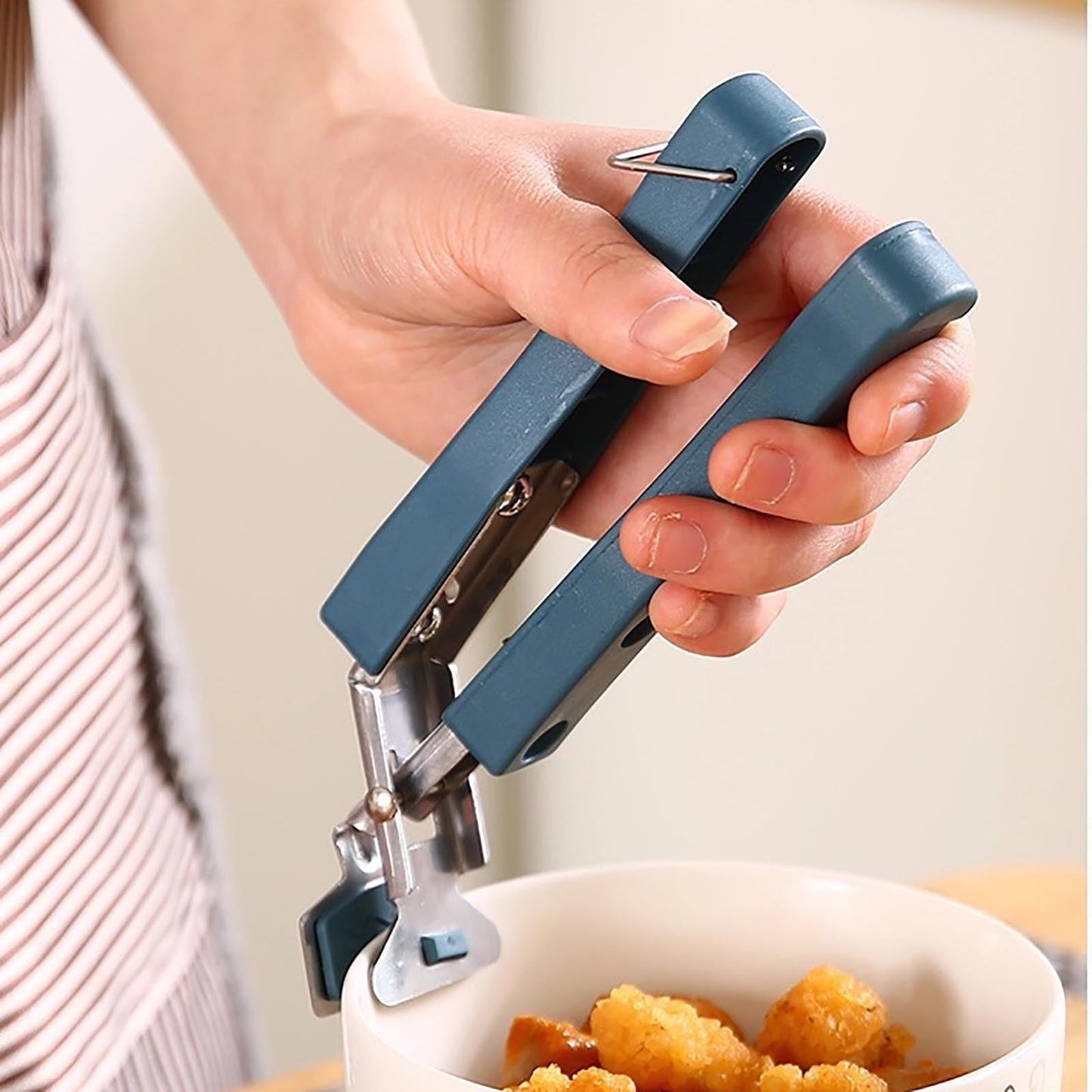 Anti-Scald Bowl Clamp, Pot Casserole Grabber Tongs, Heat Resistant Kitchen Lifter, Ergonomic Handle Cookware Tool, Multipurpose Dish Holder