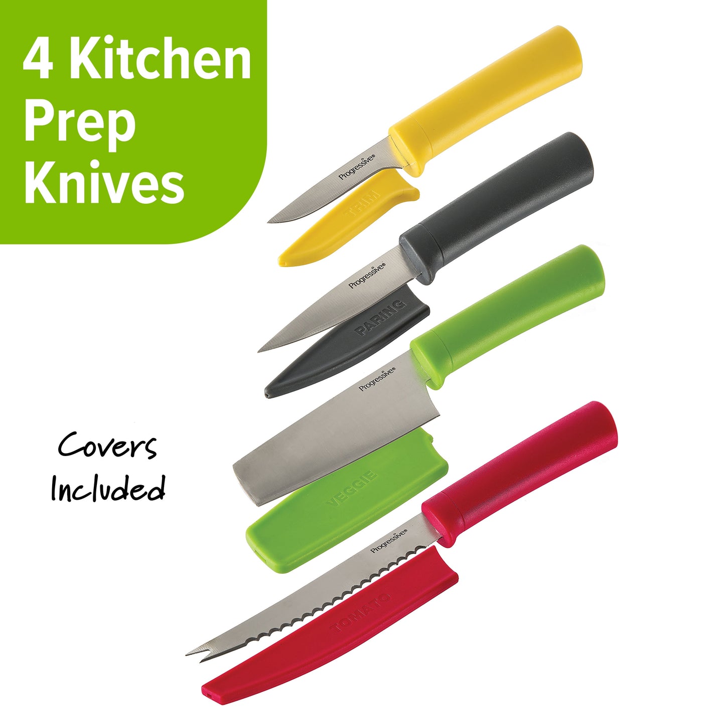 6pc Multi Color Kitchen Prep Set