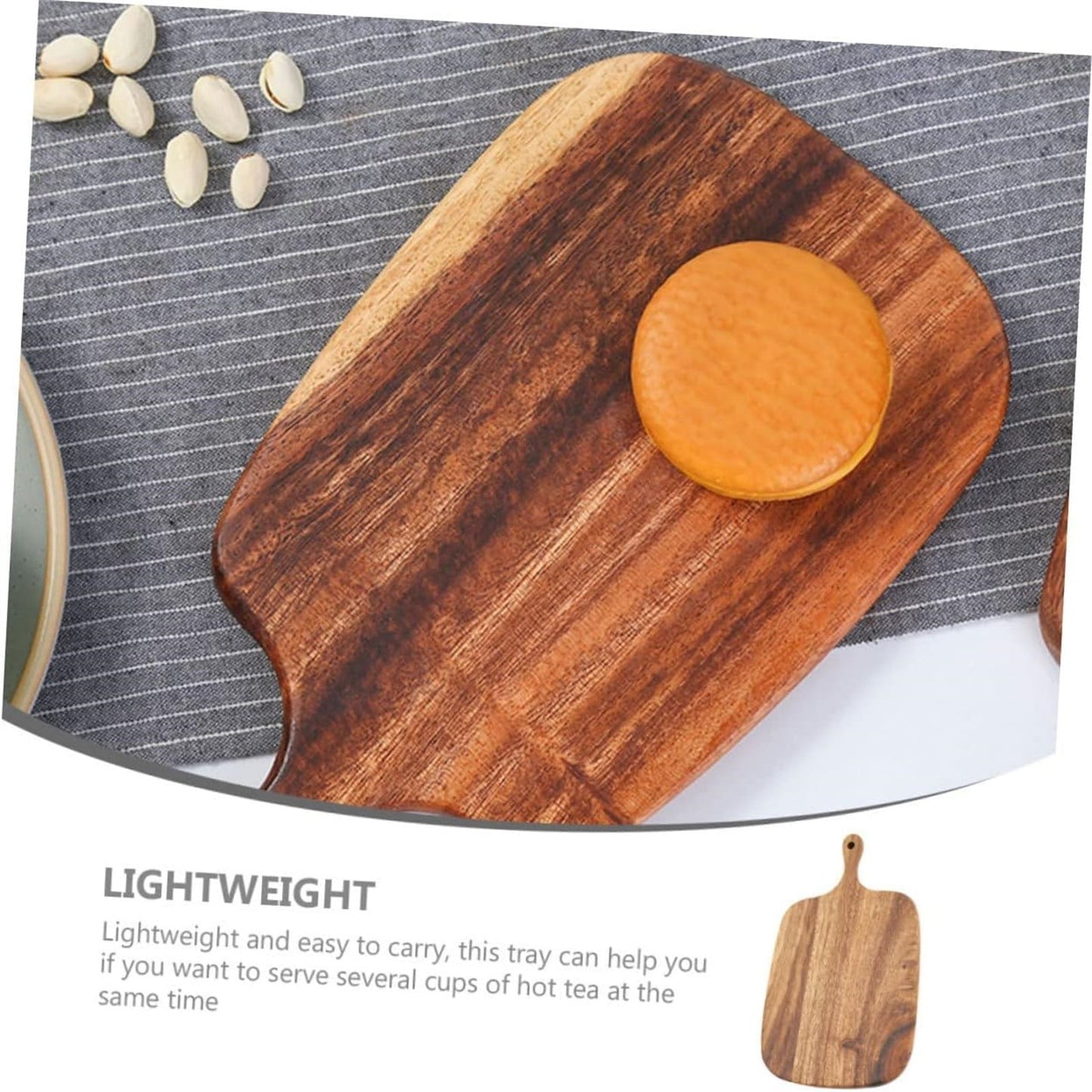 Wood Cutting Board Wooden Chopping Meal Prep Boards Steak Serving Tray For Kitchen Small