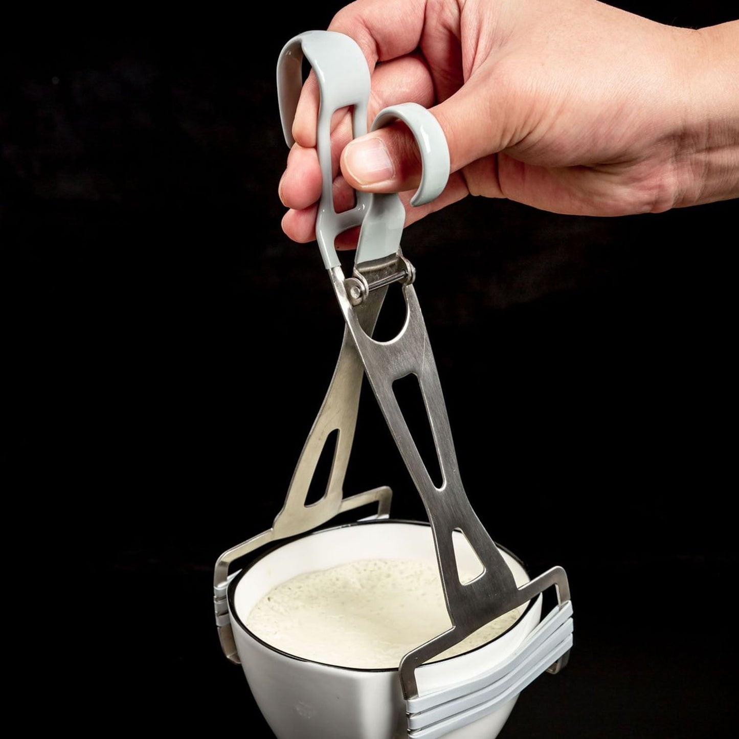 Hot Plate Lifter Stainless Steel Kitchen Tool Safely Lifts Bowls from Steamers Prevents Burns Secure Grip for Home Kitchen Bar Restaurant Dishwasher Safe Ergonomic Handles