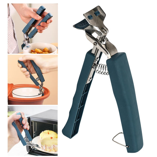 Anti-Scalding Kitchen Clip Grabber - Heat-Resistant Bowl and Plate Lifter for Household Cooking