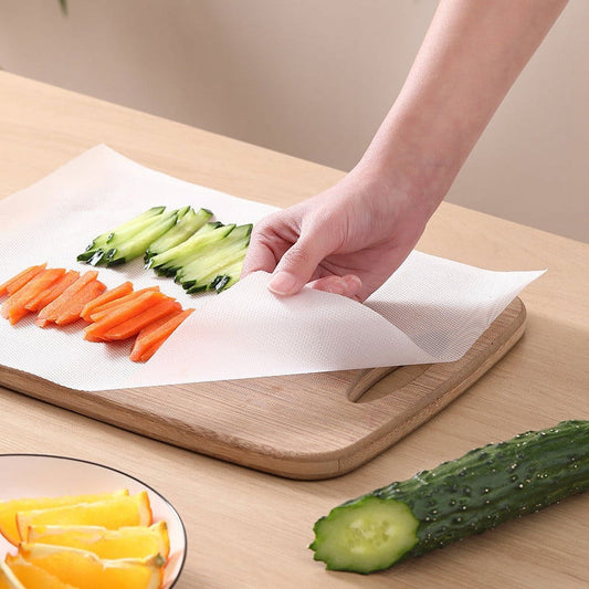 Disposable Chopping Board Paper Mats for Kitchen Prep | Food Grade Safe Cutting Mats | Back | 1-Pack