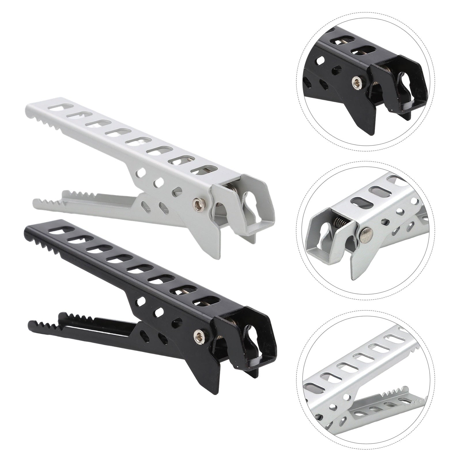 LOLIPPYY 4Pcs Aluminum Pan Grippers with Ergonomic Design for Hot Pot and Dish Lifting