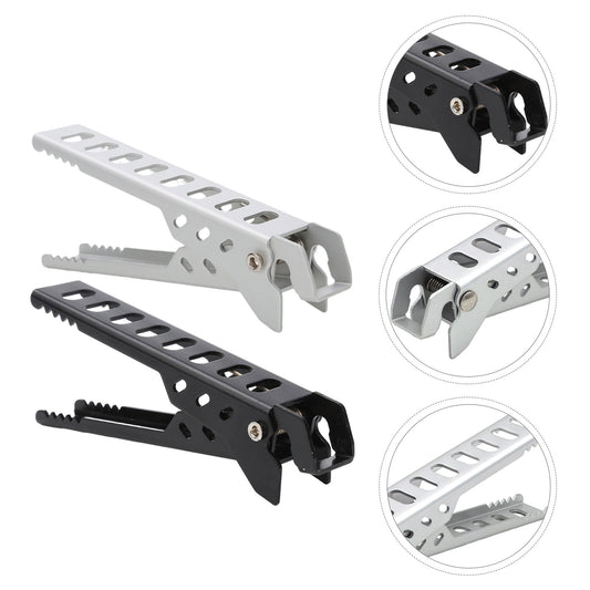 4Pcs Aluminum Pan Grippers with Ergonomic Design for Hot Pot and Dish Lifting