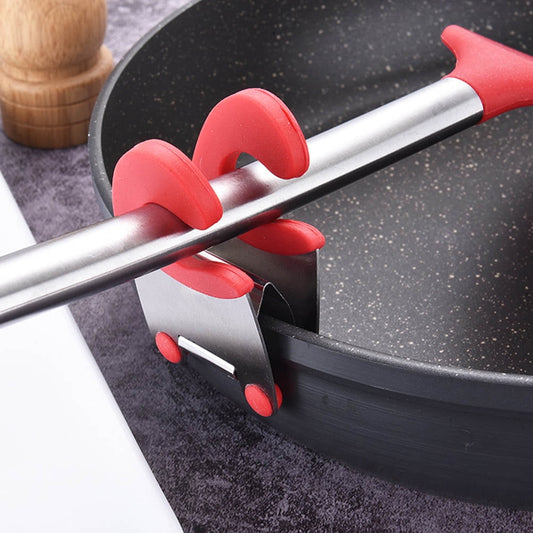 4pcs Stainless Steel Pot Grips Anti Scald Kitchen Helper Cooking Tool Set