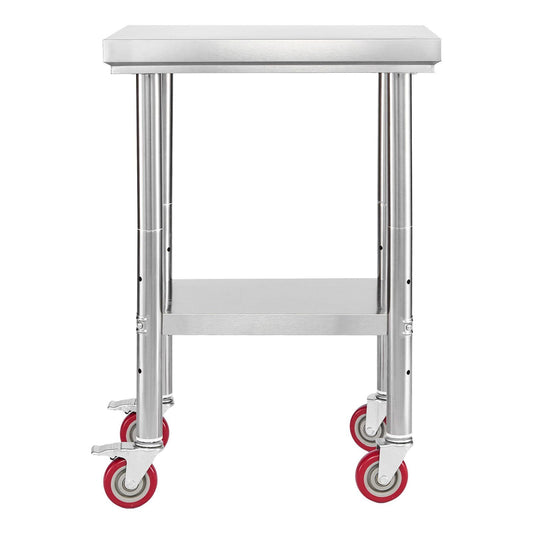 Prep Table, 24x18" Stainless Steel with Undershelf