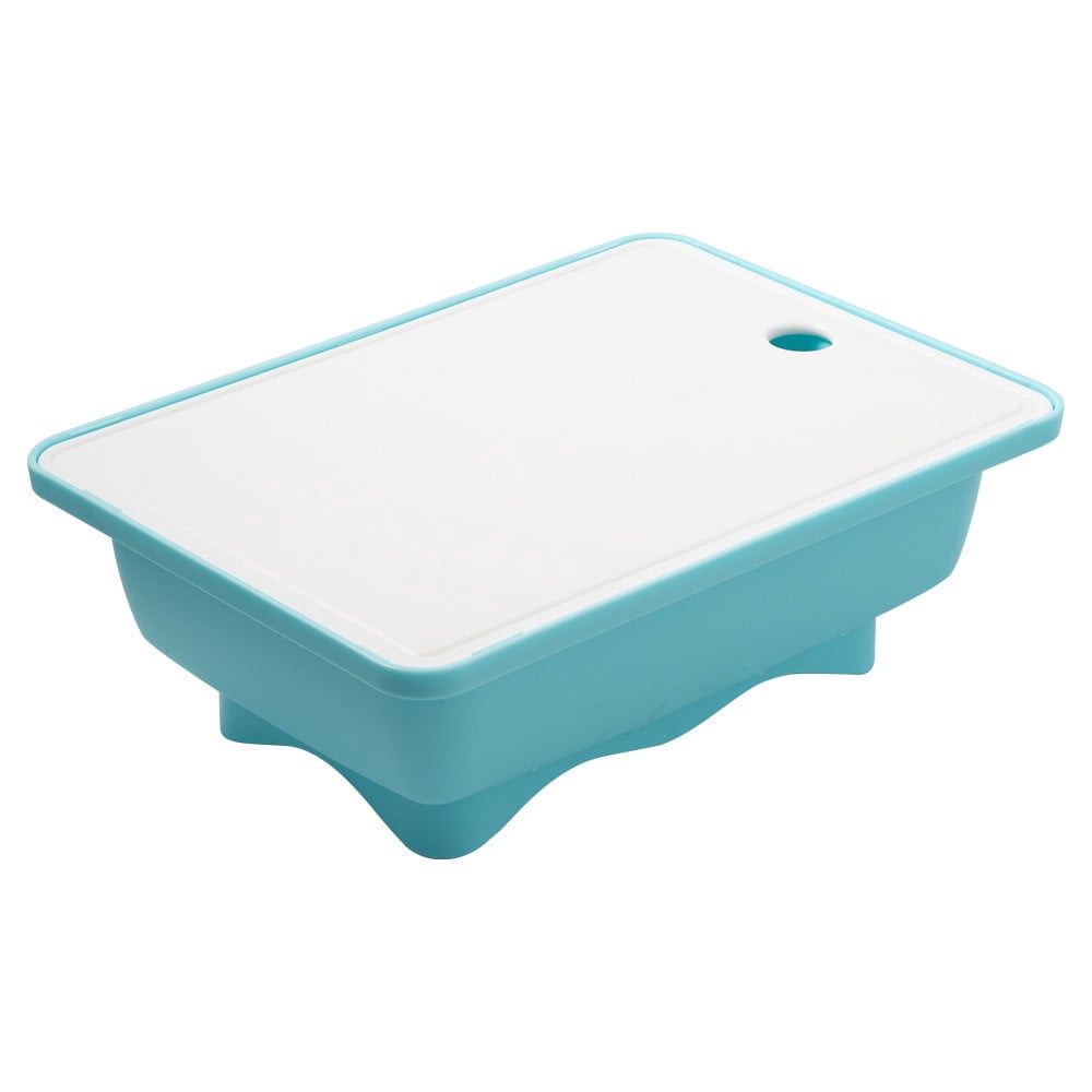 Multifunctional Kitchen Prep Station with Drainage Colander Cutting Board Set Food-Grade Plastic Washing Basin for Vegetables and Dishes and Easy to Clean for Home Cooks and Meal
