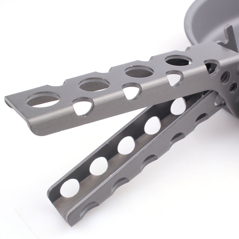 Nebublu Pan Handler Pot Lifter Holder Gripper, Camping Cookware Hot Dish Holder, Clamp, Essential for Outdoor Cooking