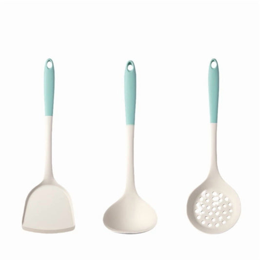 Silicone Kitchen Utensils Set, Non Stick Kitchen Spatulas Cooking Turners High Heat Resistant Cookware Kitchen Helper, 3 Pack