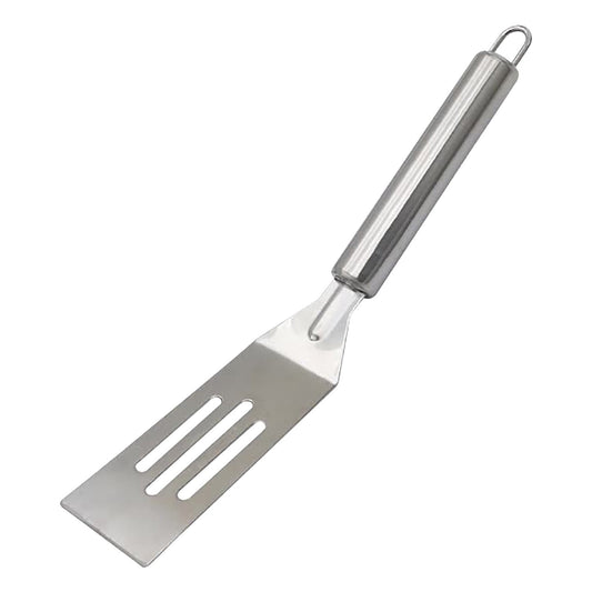 Stainless Steel Mini Cooking Spatula, 9.8-Inch Pancake Cake Turner, Non-Stick Pan Kitchen Baking Tool, Easy Clean with Hanging Hole, Even Spreading Practical Helper, Cookie Bread Cooking Essential