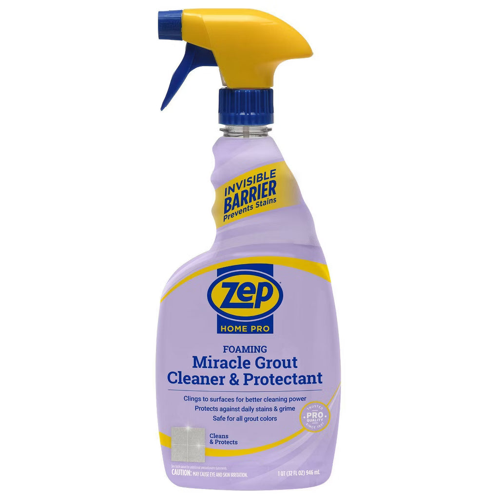 Zep Home Pro Foaming Miracle Grout Cleaner and Protectant 32 oz