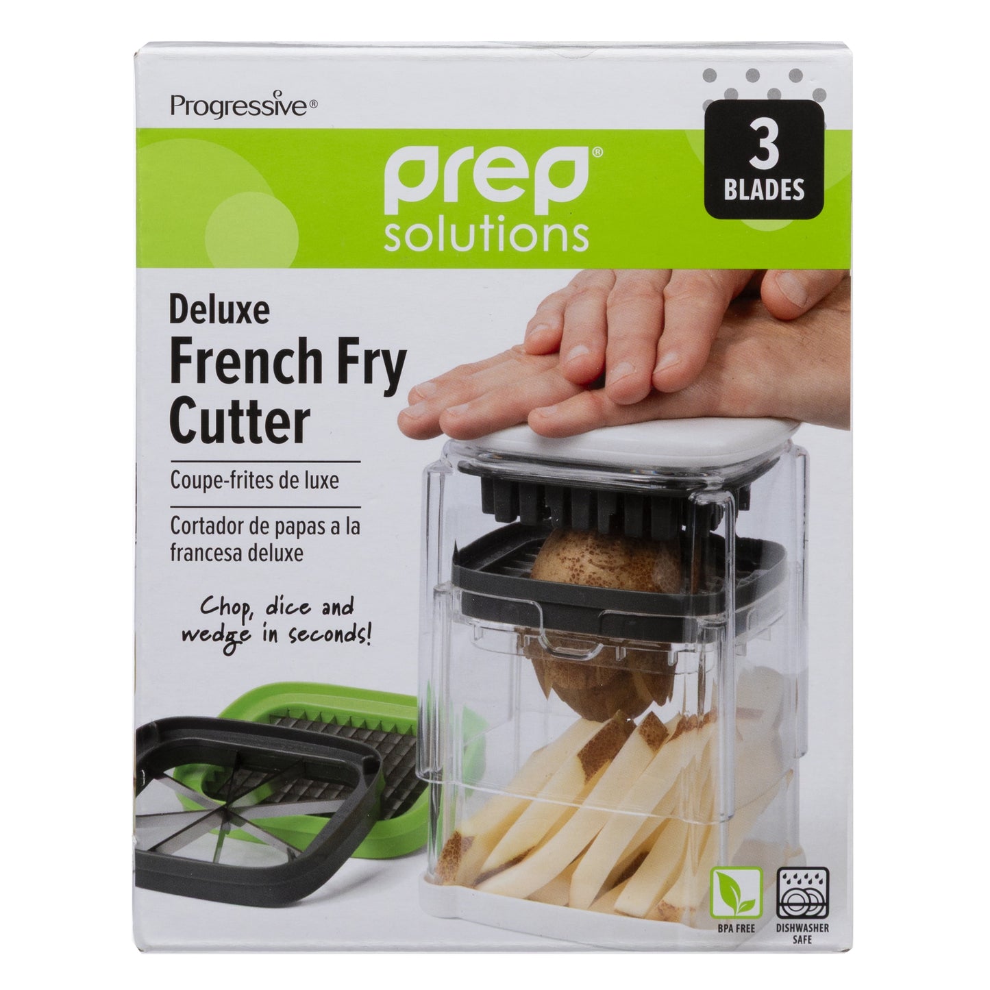 3-in-1 Deluxe French Fry Cutter