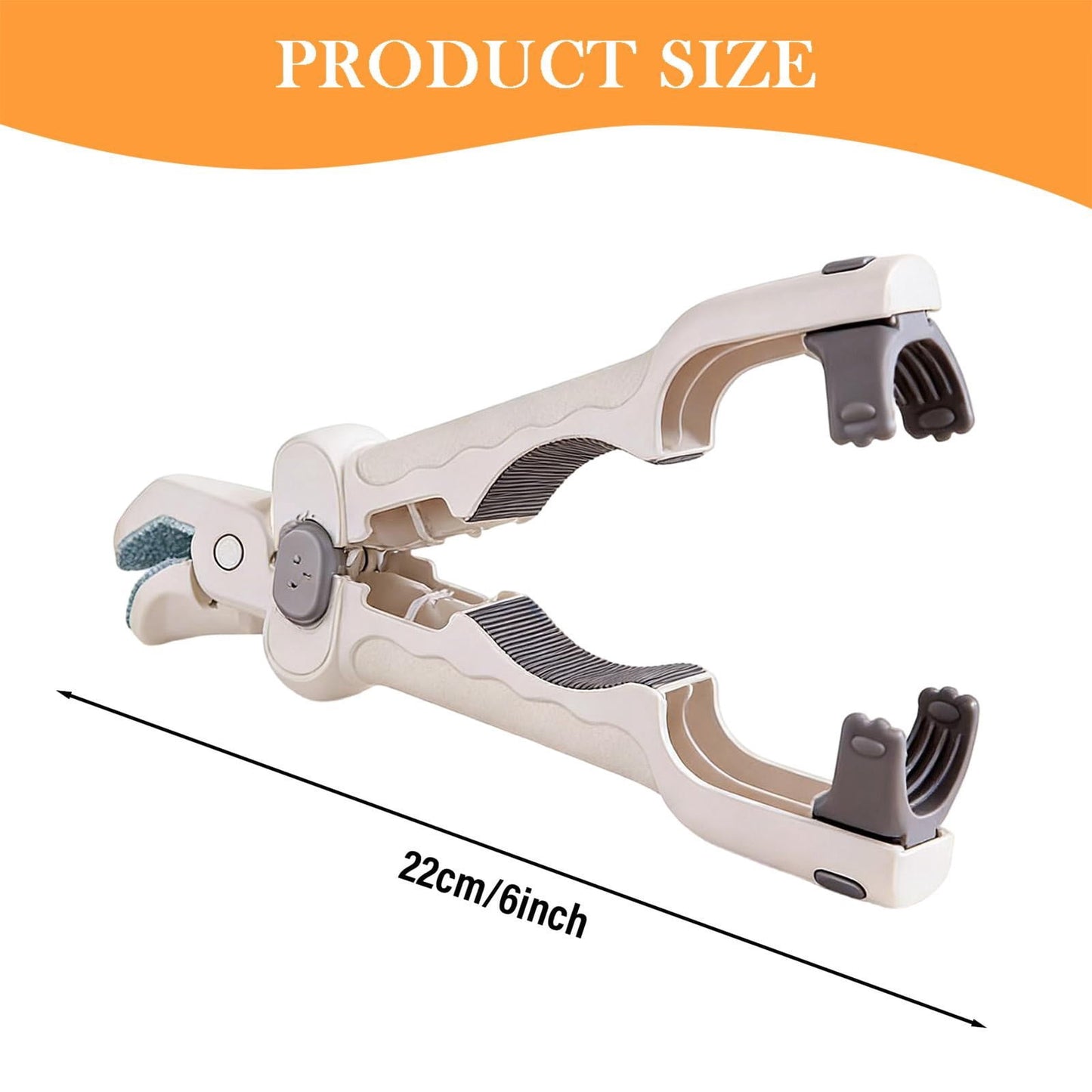 Hot Plate Gripper Anti Scald, Multi Angle Anti Scald Bowl Holder Clip and Hot Plate Grabber Tool with Lock, Kitchen Utensil for Bowls Pans and Dishes, Gripper Tool
