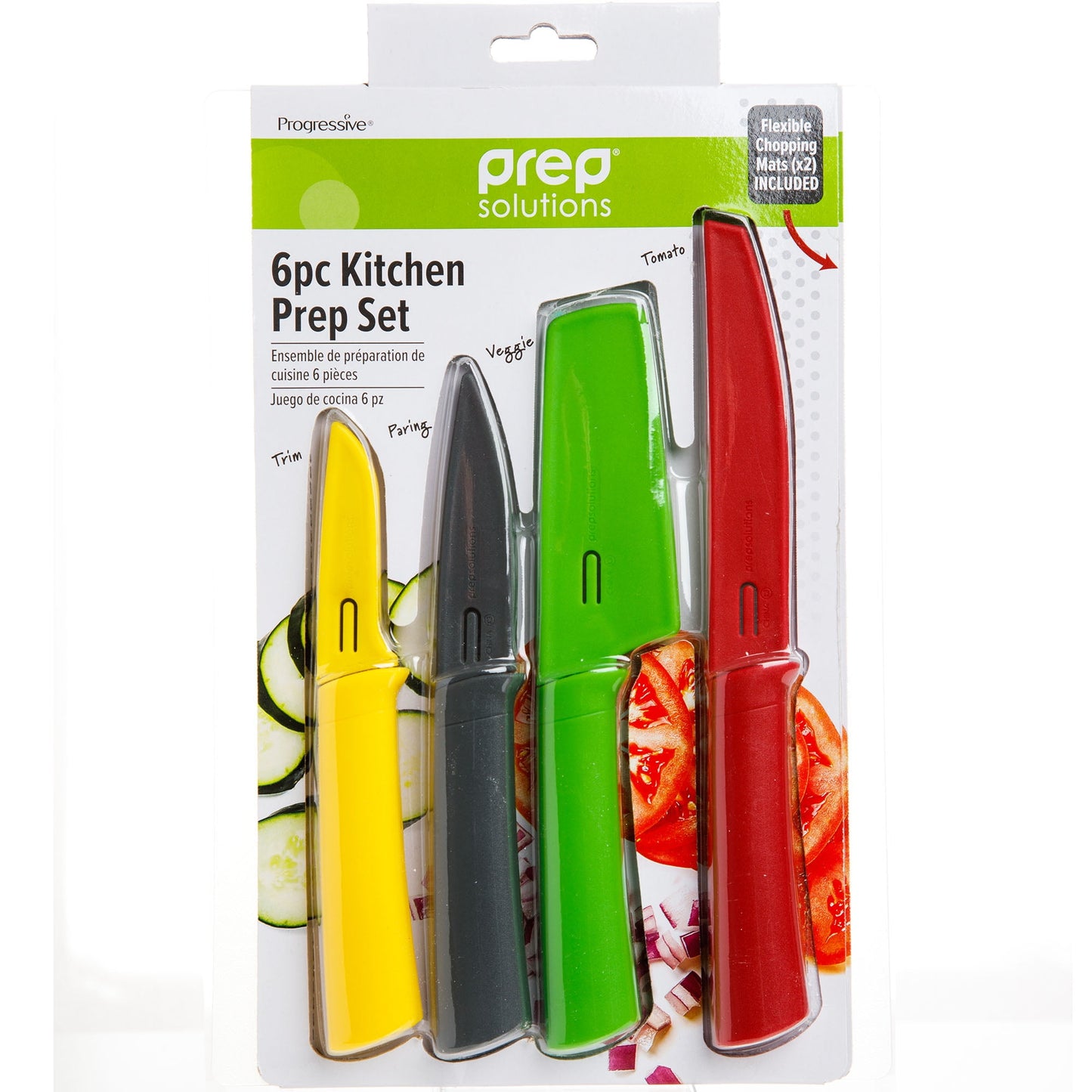 6pc Multi Color Kitchen Prep Set