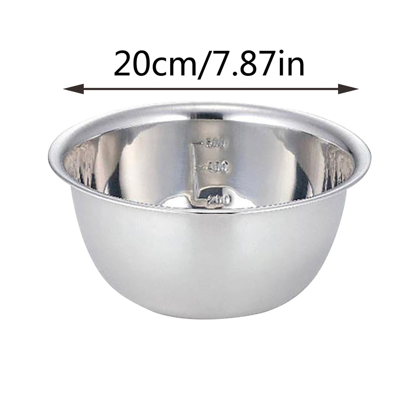 Meal Prep Stainless Steel Mixing Bowl Home, Refrigerator, and Kitchen Food Storage Organizers, No Lids, Stainless Steel Bowl Set for Space Saving Storage, Ideal for Cooking, Prepping &amp; Food Storage