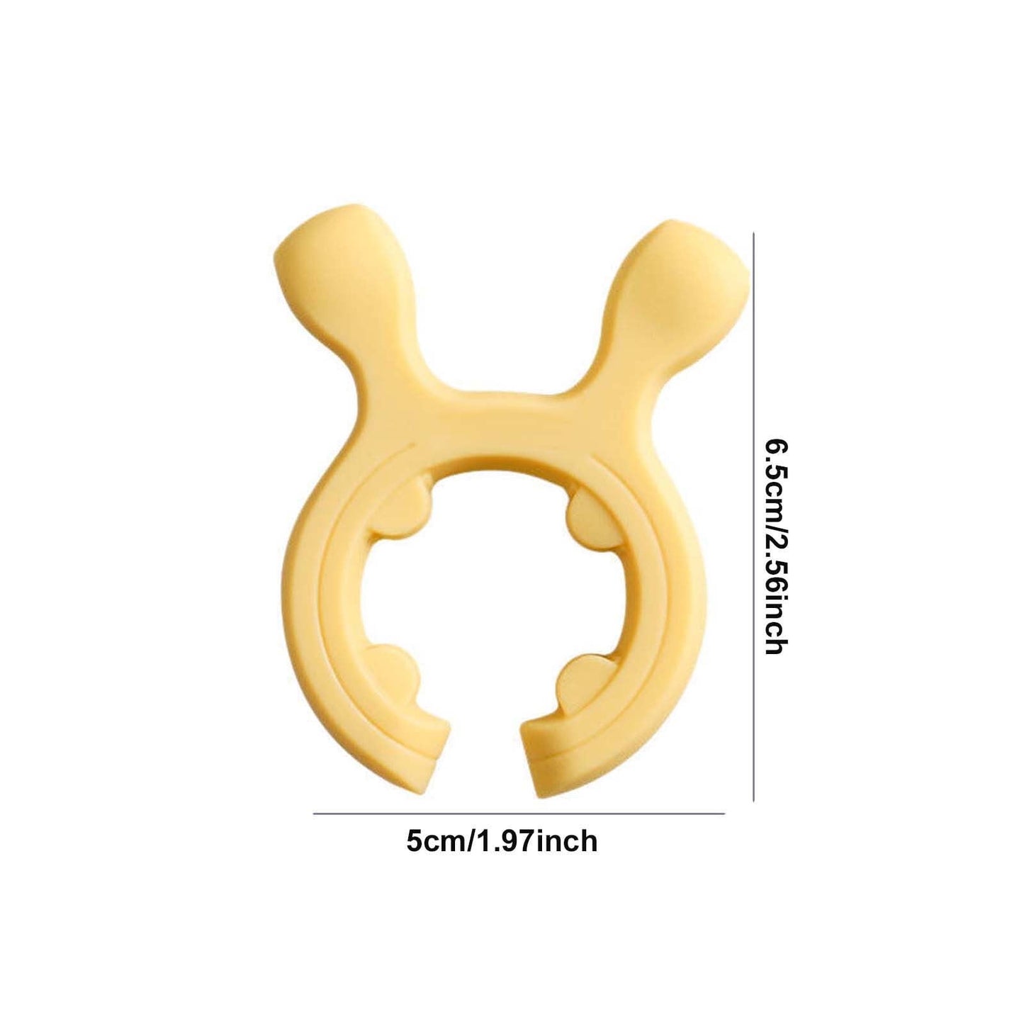 Silicone Pot Handle Spatula Rack Heat Resistant Utensil Clip Lid Lifter Venting Tool for Kitchen Cooking Home Countertop Organization
