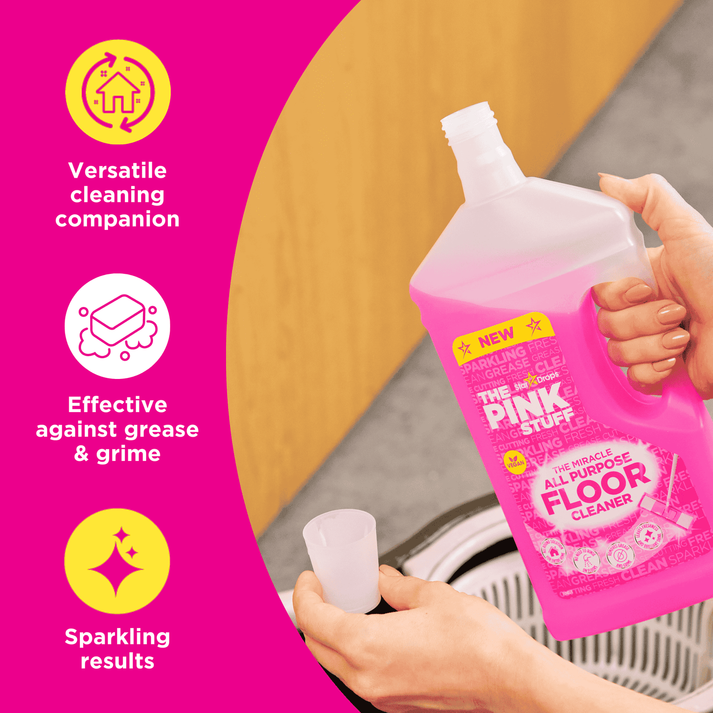 Miracle All-Purpose Liquid Floor Cleaner, 33.8 fl. oz.