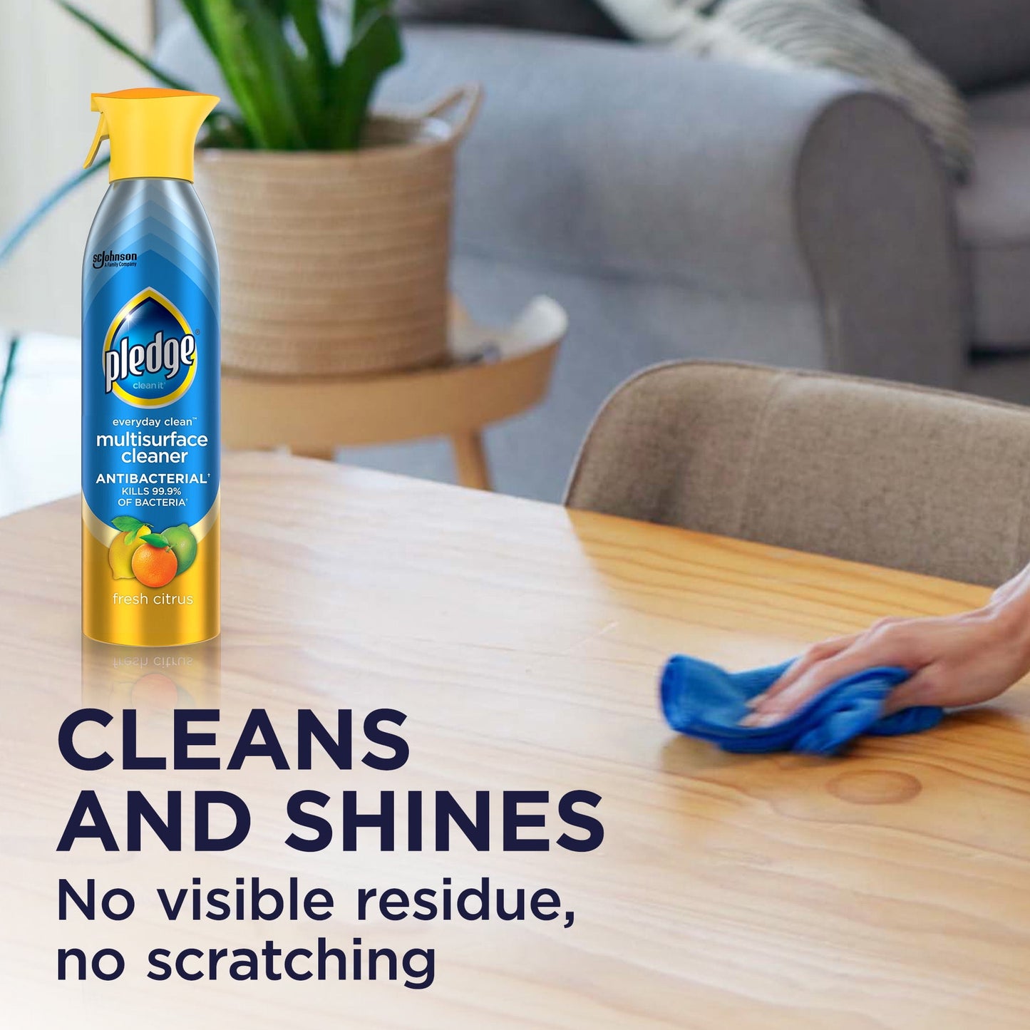 Everyday Cleaner Multi Surface Antibacterial Cleaner, Aerosol, Fresh Citrus, 9.7 oz