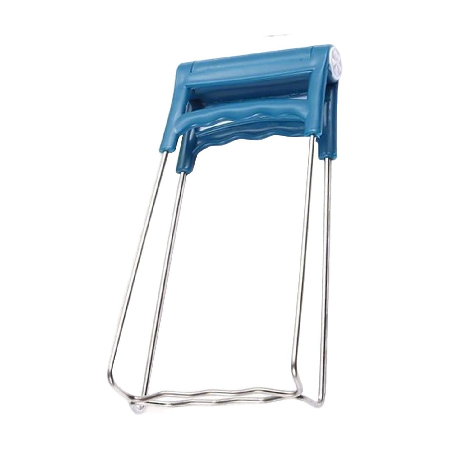 Universal Stainless Steel Plate Lifter,Folding Hot Dish Clip,Anti-Scald Bowl Retriever,Kitchen Tongs Tool,Heat-Resistant Dish Gripper,Multifunction Pan Holder,Hot Food Cookware Clip Blue